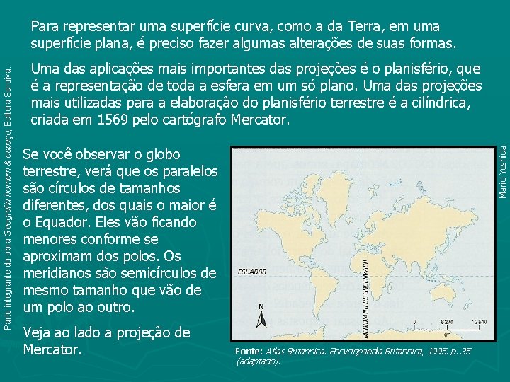 Uma das aplicações mais importantes das projeções é o planisfério, que é a representação