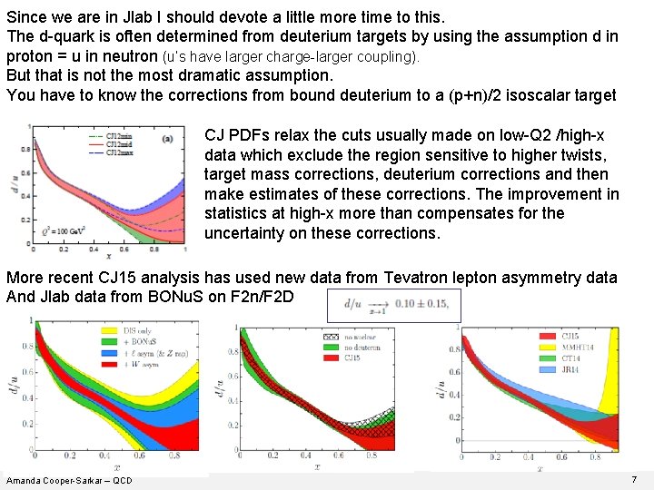 Since we are in Jlab I should devote a little more time to this. Since we are in Jlab I should devote a little more time to this.