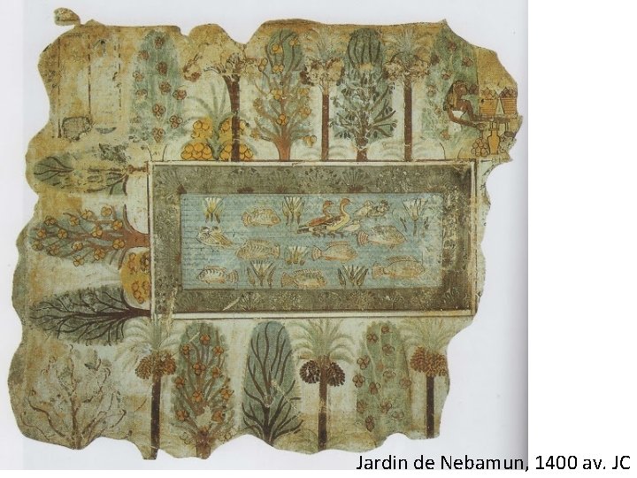 Jardin de Nebamun, 1400 av. JC Jardin de Nebamun, 1400 av. JC