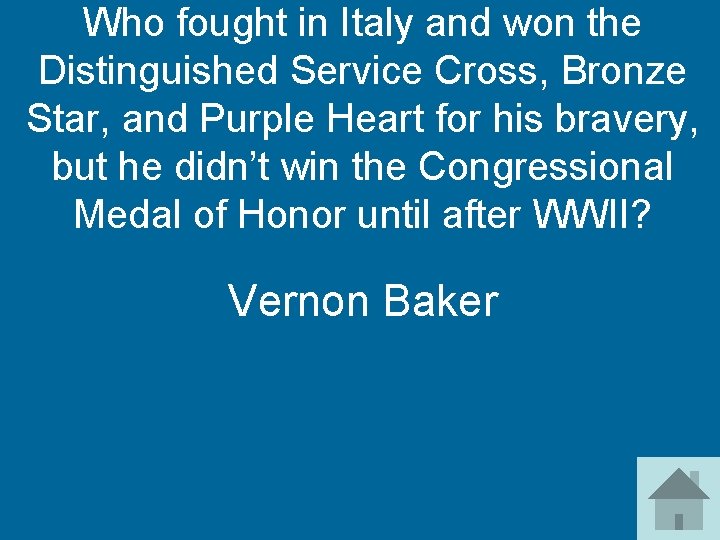 Who fought in Italy and won the Distinguished Service Cross, Bronze Star, and Purple