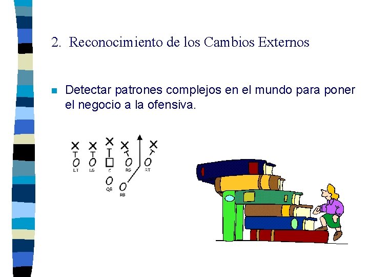 2. Reconocimiento de los Cambios Externos n Detectar patrones complejos en el mundo para 2. Reconocimiento de los Cambios Externos n Detectar patrones complejos en el mundo para