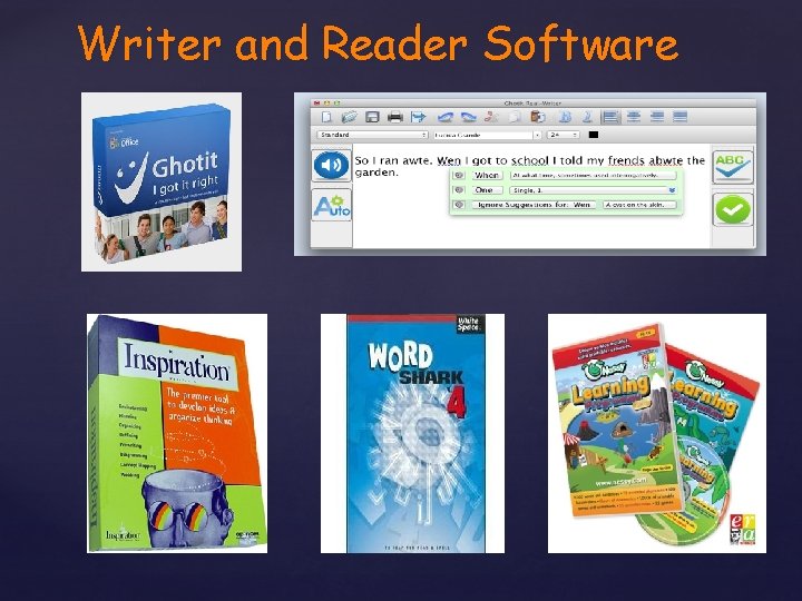 Writer and Reader Software 