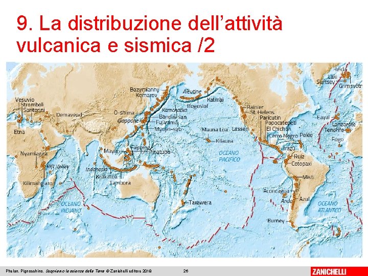 9. La distribuzione dell’attività vulcanica e sismica /2 Phelan, Pignocchino, Scopriamo le scienze della