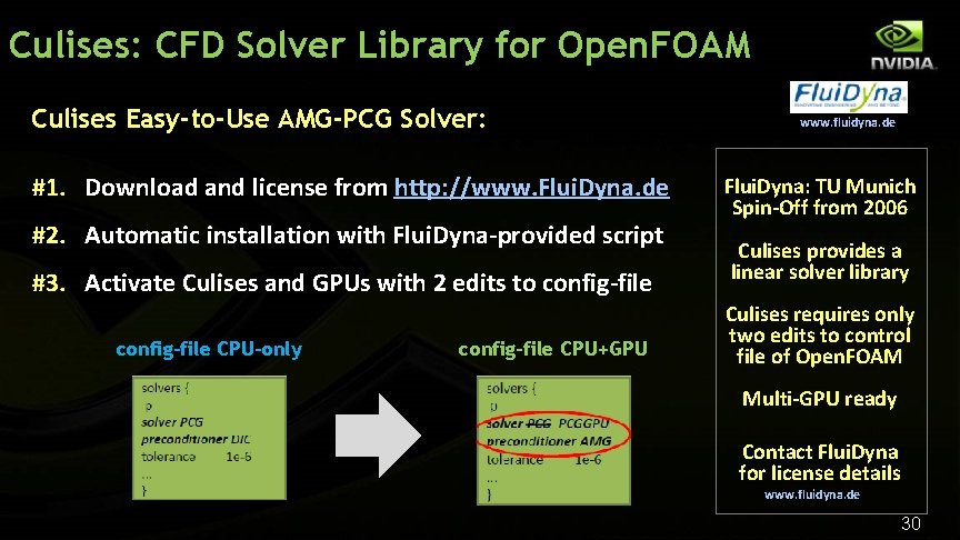 Culises: CFD Solver Library for Open. FOAM Culises Easy-to-Use AMG-PCG Solver: #1. Download and