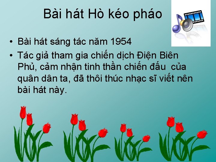 Bài hát Hò kéo pháo • Bài hát sáng tác năm 1954 • Tác