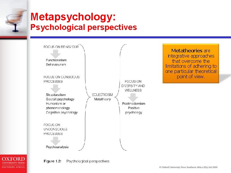 Metapsychology: Psychological perspectives Metatheories are integrative approaches that overcome the limitations of adhering to