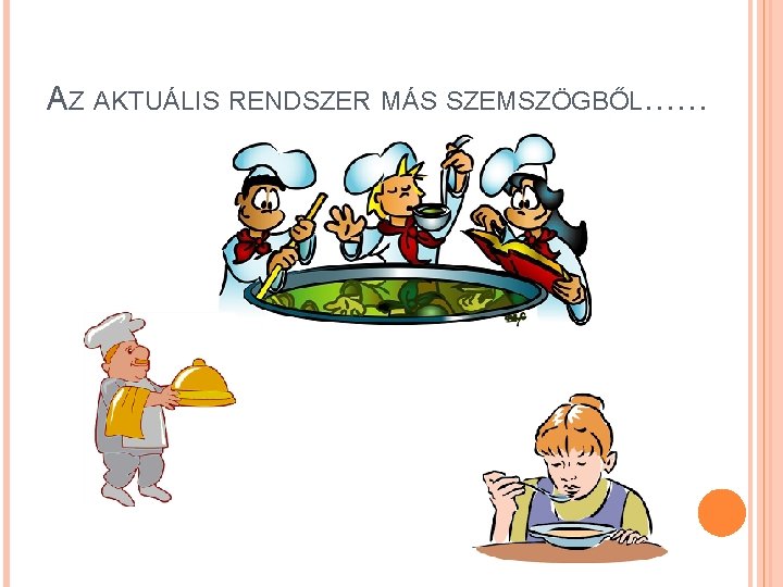 AZ AKTUÁLIS RENDSZER MÁS SZEMSZÖGBŐL…… 