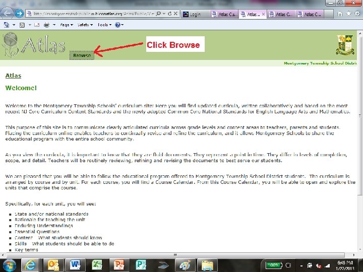 February 16, 2011 Montgomery Township School District 