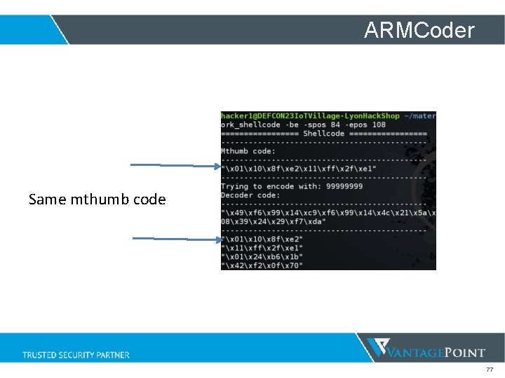 ARMCoder Same mthumb code 77 ARMCoder Same mthumb code 77