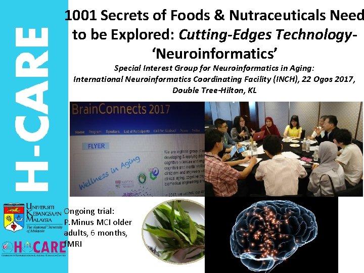 1001 Secrets of Foods & Nutraceuticals Need to be Explored: Cutting-Edges Technology- ‘Neuroinformatics’ Special