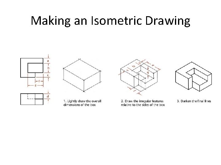 Making an Isometric Drawing 