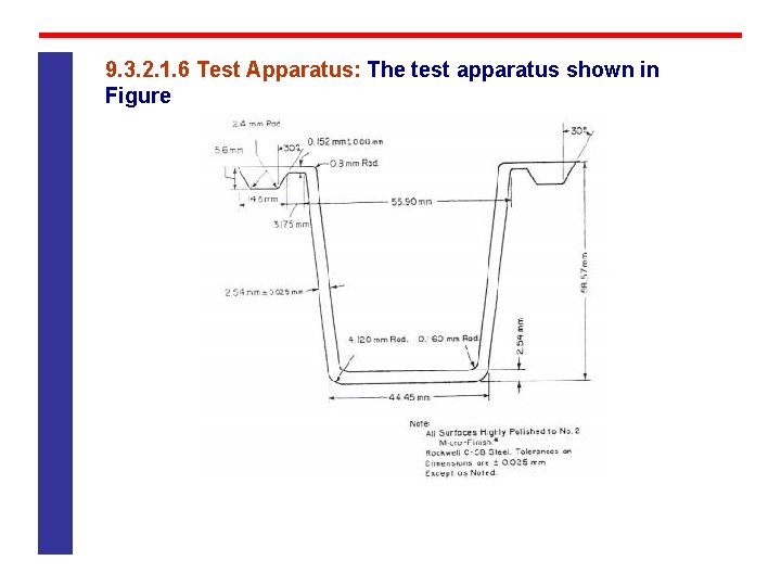 9. 3. 2. 1. 6 Test Apparatus: The test apparatus shown in Figure 