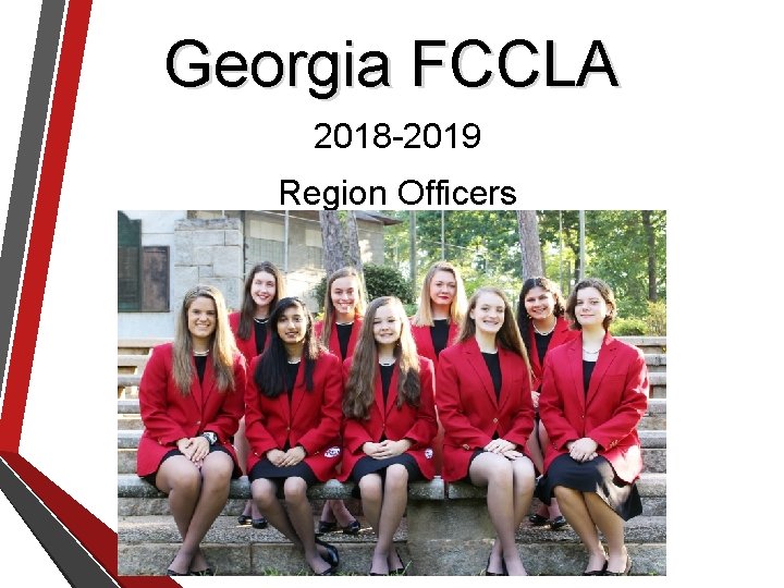 Georgia FCCLA 2018 -2019 Region Officers 