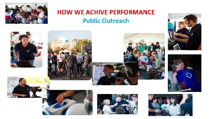 HOW WE ACHIVE PERFORMANCE Public Outreach 