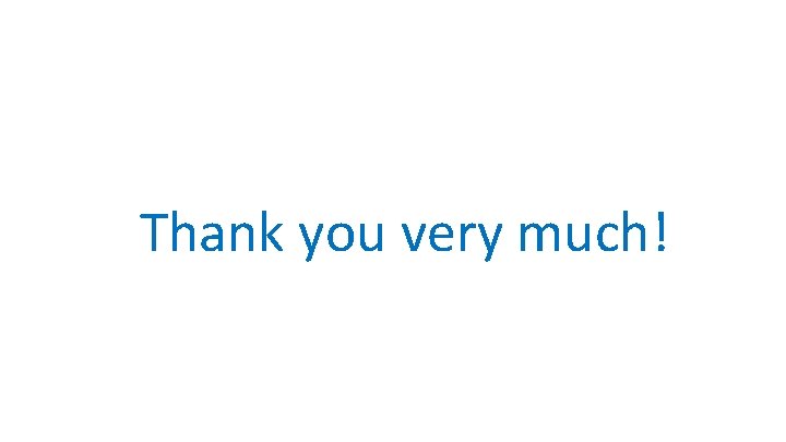 Thank you very much! 