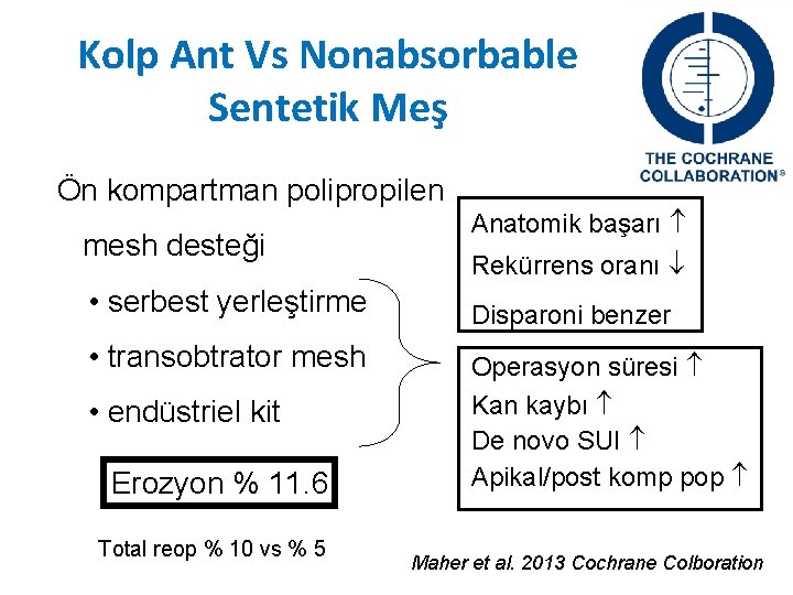 Kolp Ant Vs Nonabsorbable Sentetik Meş Ön kompartman polipropilen mesh desteği • serbest yerleştirme Kolp Ant Vs Nonabsorbable Sentetik Meş Ön kompartman polipropilen mesh desteği • serbest yerleştirme