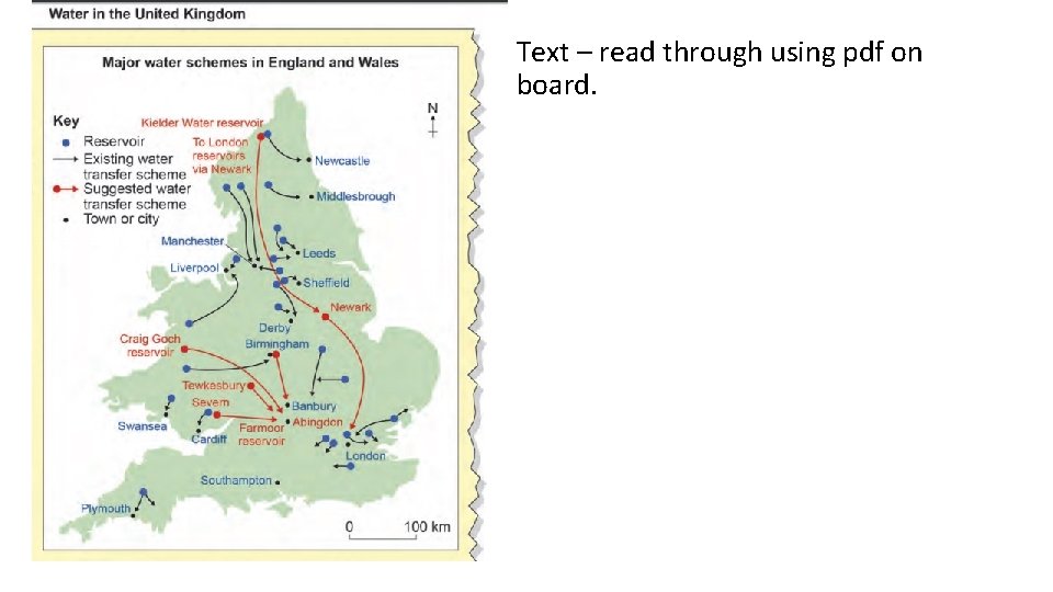 Text – read through using pdf on board. 