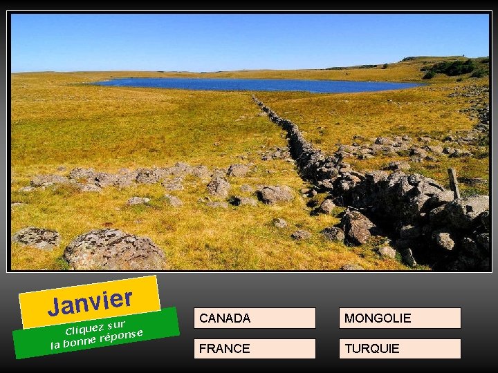 r e i v n Ja la z sur Clique ponse é r e