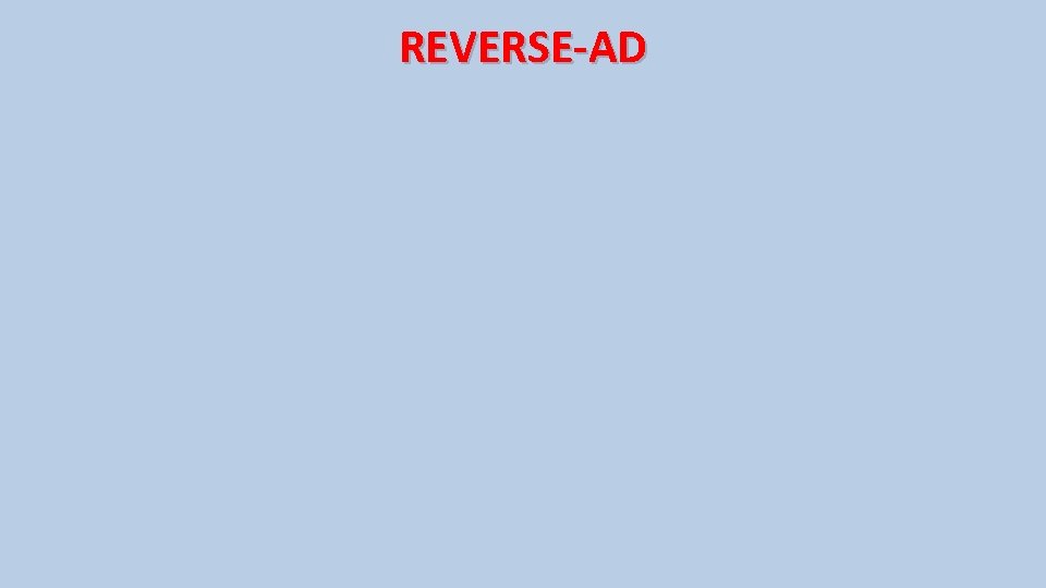 REVERSE-AD 