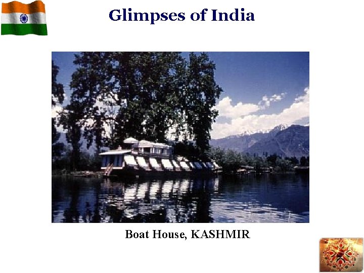 Glimpses of India Boat House, KASHMIR 