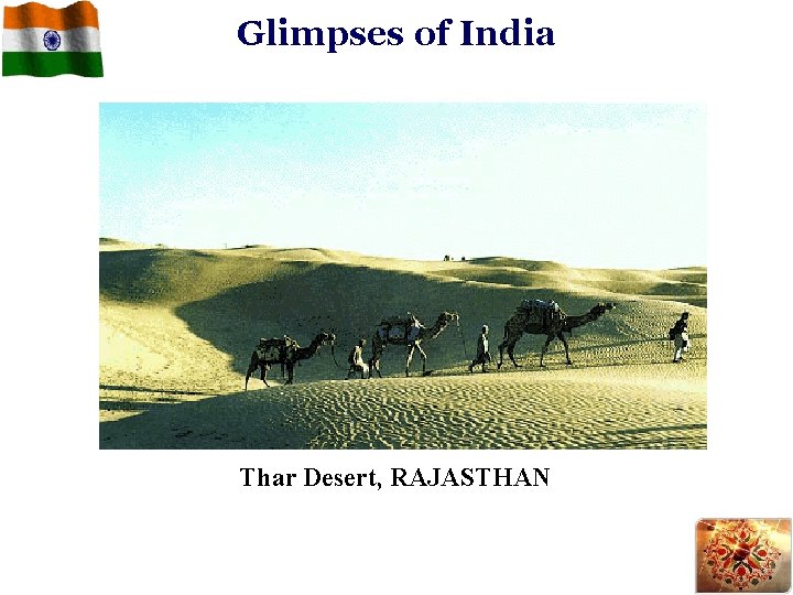 Glimpses of India Thar Desert, RAJASTHAN 