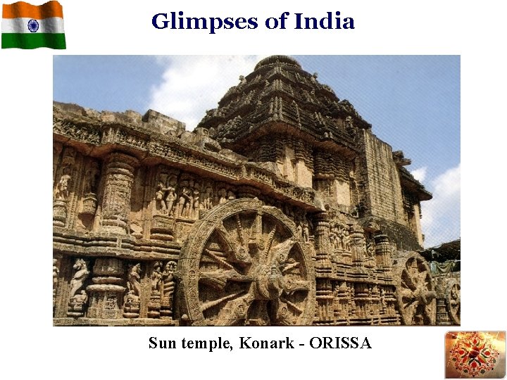 Glimpses of India Sun temple, Konark - ORISSA 