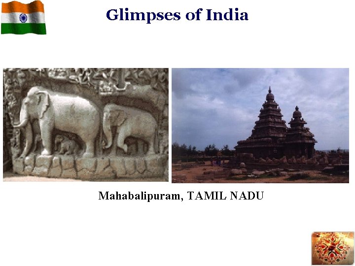 Glimpses of India Mahabalipuram, TAMIL NADU 