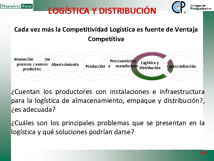 LOGÍSTICA Y DISTRIBUCIÓN Cada vez más la Competitividad Logística es fuente de Ventaja Competitiva LOGÍSTICA Y DISTRIBUCIÓN Cada vez más la Competitividad Logística es fuente de Ventaja Competitiva