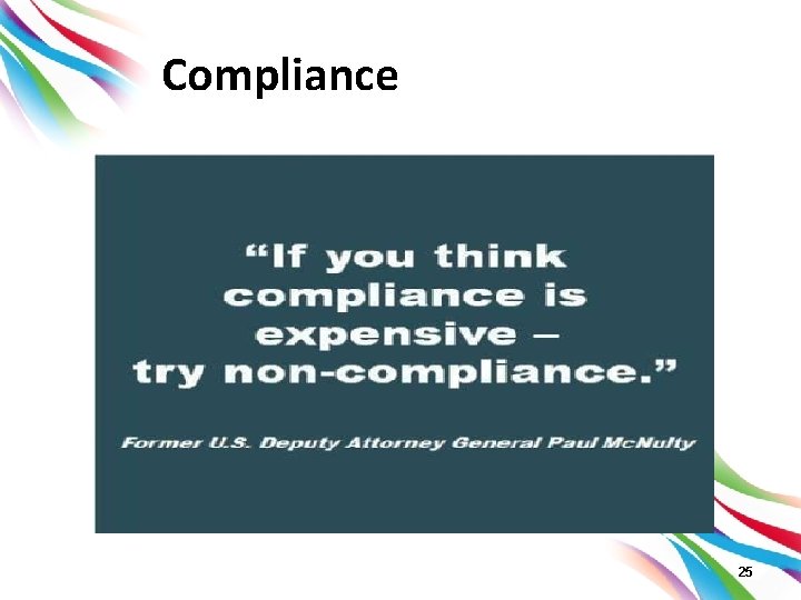 Compliance 25 