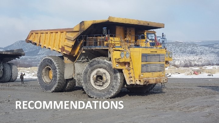 RECOMMENDATIONS RECOMMENDATIONS