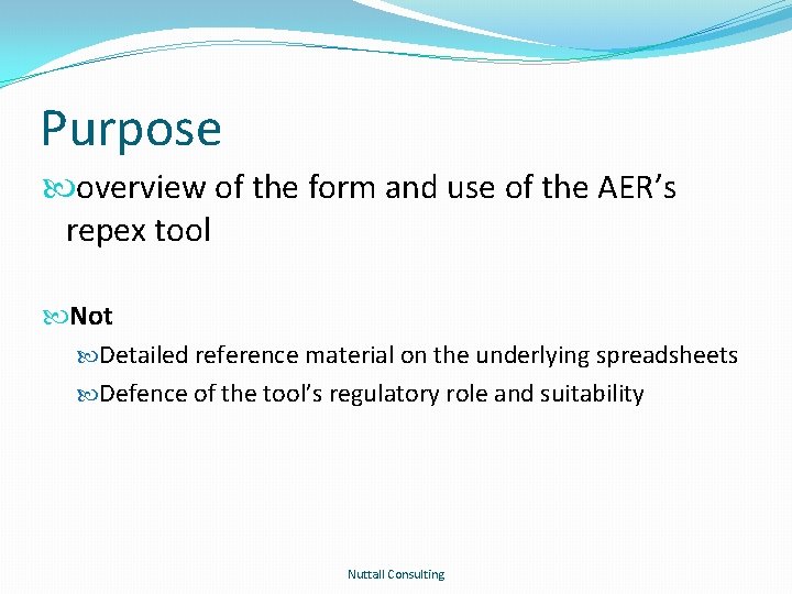 Purpose overview of the form and use of the AER’s repex tool Not Detailed