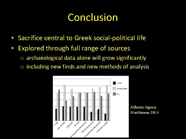 Conclusion • Sacrifice central to Greek social-political life • Explored through full range of