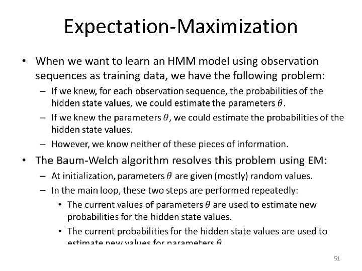 Expectation-Maximization • 51 