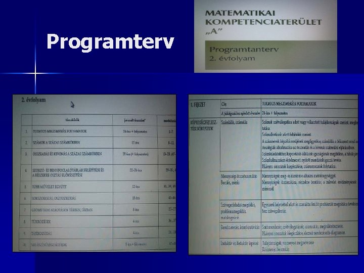 Programterv 