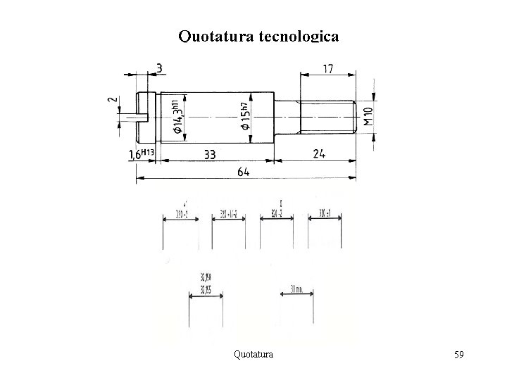 Quotatura tecnologica Quotatura 59 