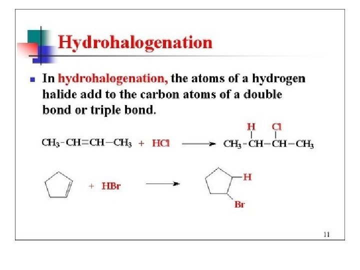 Alkene Reactions 