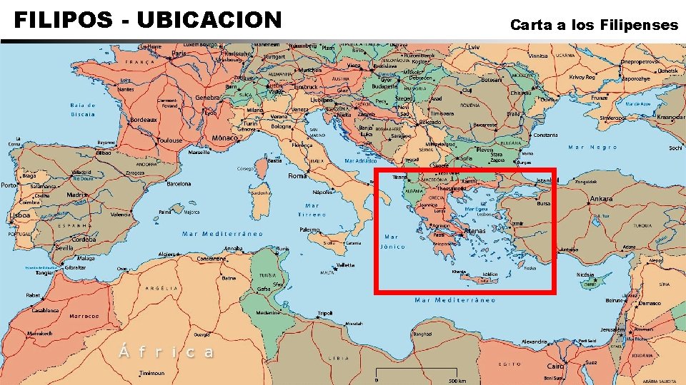 FILIPOS - UBICACION Carta a los Filipenses 