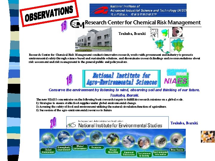 Tsukuba, Ibaraki Research Center for Chemical Risk Management conducts innovative research, works with government