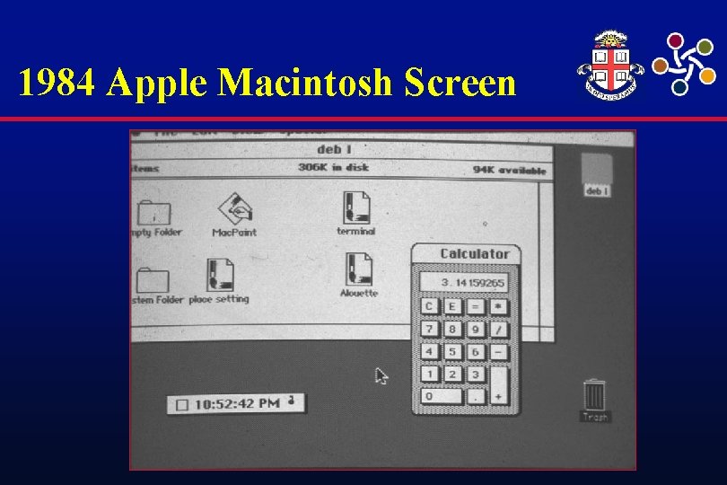 1984 Apple Macintosh Screen 