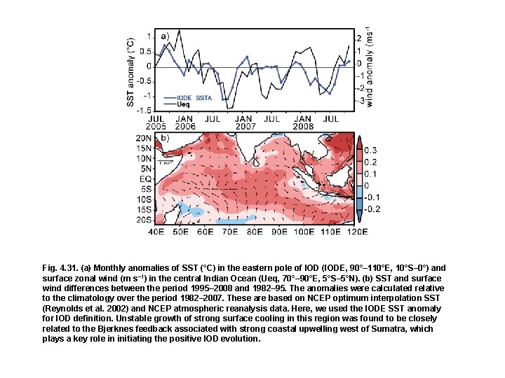 Fig 4 1 Time series of SST anomalies