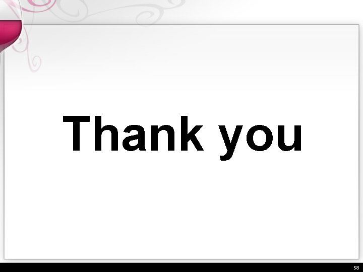 Thank you 58 