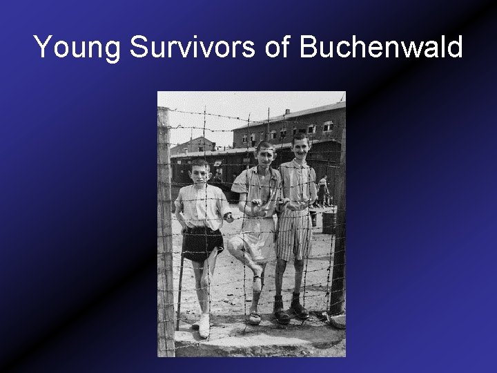 Young Survivors of Buchenwald 