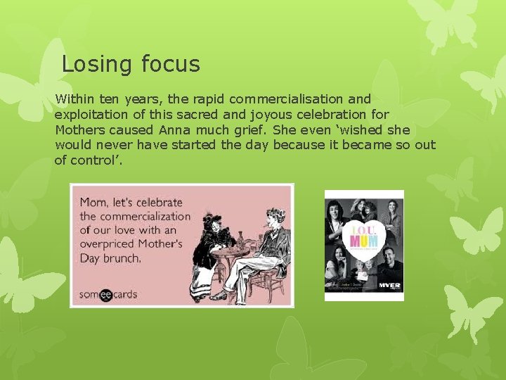 Losing focus Within ten years, the rapid commercialisation and exploitation of this sacred and Losing focus Within ten years, the rapid commercialisation and exploitation of this sacred and