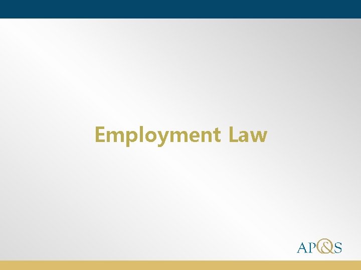 Employment Law 