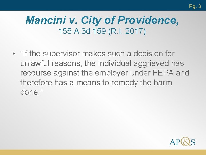 Pg. 3 Mancini v. City of Providence, 155 A. 3 d 159 (R. I.