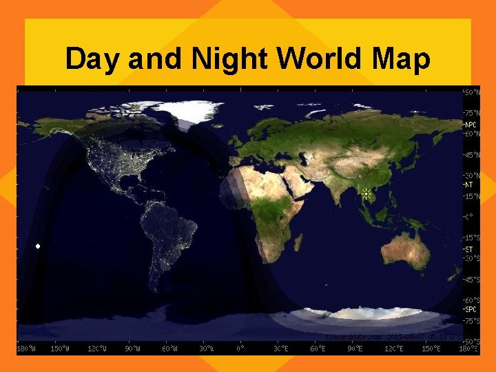 Day and Night World Map 