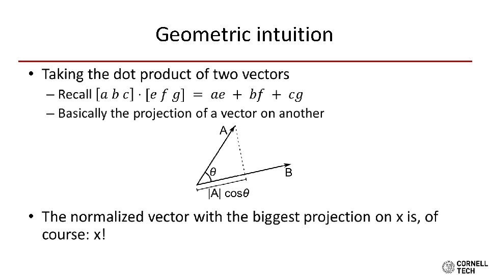 Geometric intuition • 23 