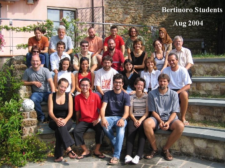 Bertinoro Students Aug 2004 