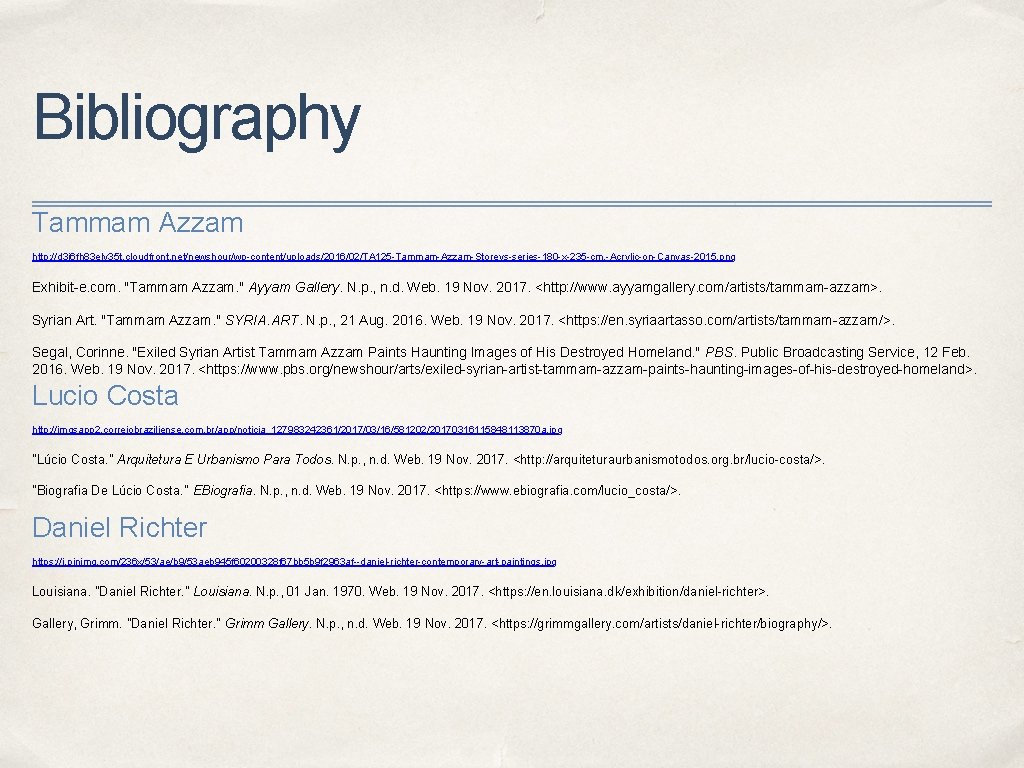 Bibliography Tammam Azzam http: //d 3 i 6 fh 83 elv 35 t. cloudfront. Bibliography Tammam Azzam http: //d 3 i 6 fh 83 elv 35 t. cloudfront.