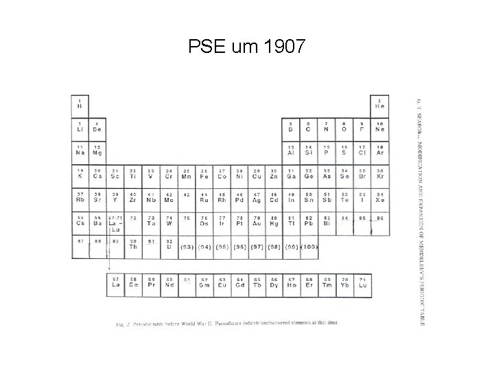 PSE um 1907 